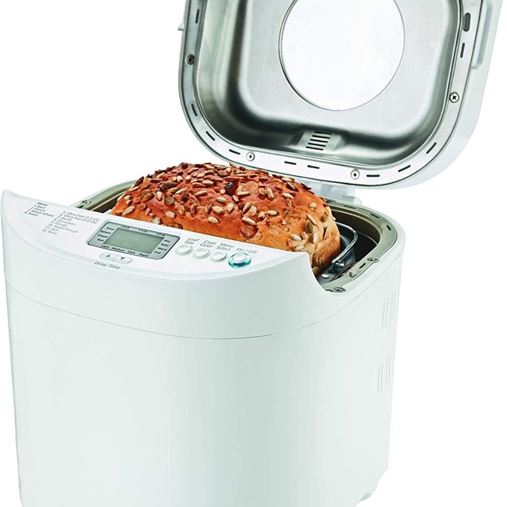 Expressbake Breadmaker, 2-lb. Loaf Capacity, 2 lb, White/Ivory